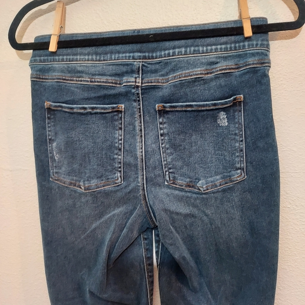 SPANX NWT Distressed Skinny Jeans Medium - Picture 5 of 14